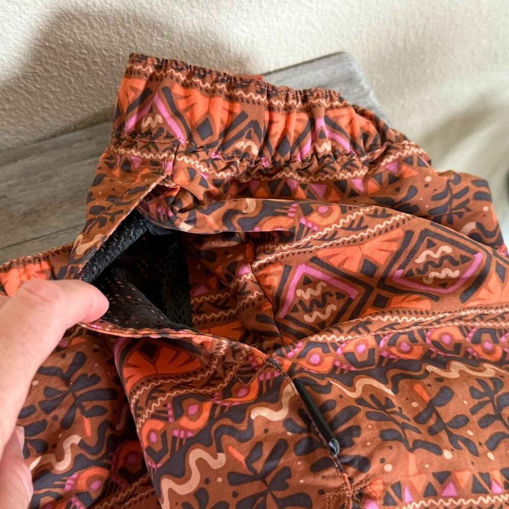 Women's Barely Baggies Shorts Size M Mangrove Tiki Henna Brown Rust Surf Swim - Picture 10 of 15